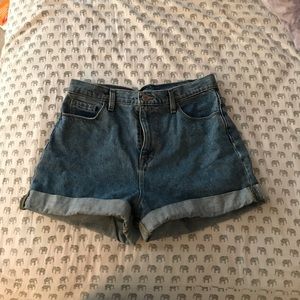 Urban outfitters high waisted jean shorts